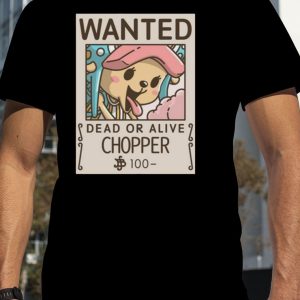 Wanted Graphic Tony Tony Chopper One Piece Cute And The Little T-Shirt