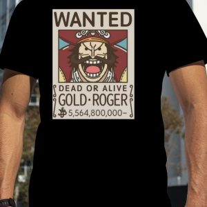 Wanted Guy Gol D Roger One Piece T-Shirt