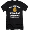 Potato Costume Funny Halloween 2023 T-Shirt