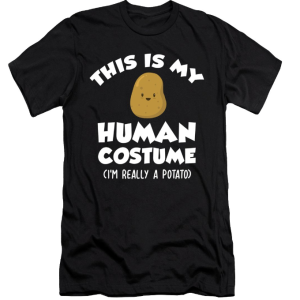 Potato Costume Funny Halloween 2022 T-Shirt