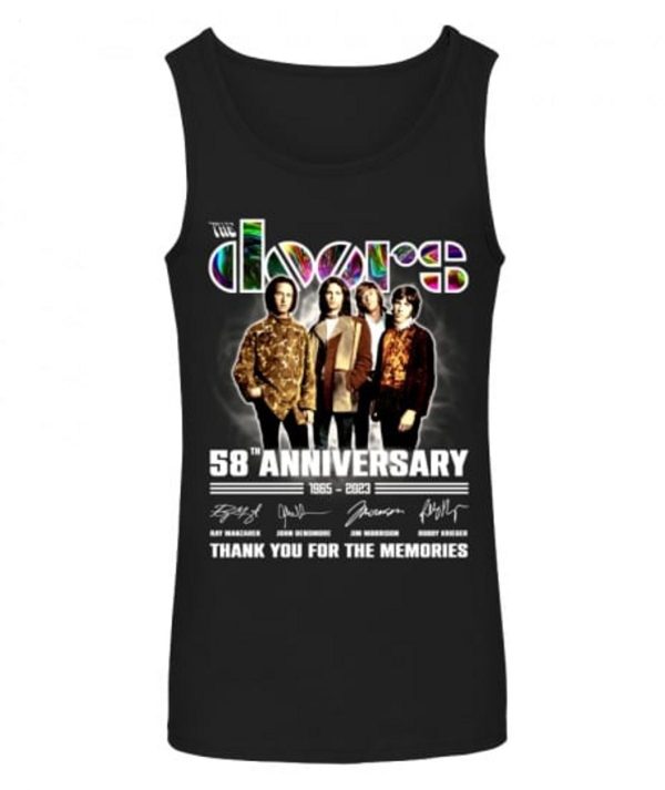 58th Anniversary 1965 – 2023 The Doors Thank You For The Memories T-Shirt