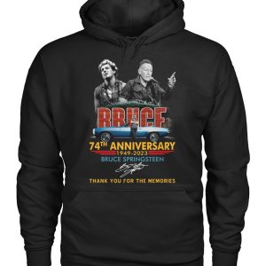 74th  Anniversary 1949 – 2023 Bruce Springsteen Thank You For The Memories T-Shirt