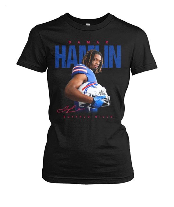 Damar Hamlin Signature Buffalo Bills T-Shirt