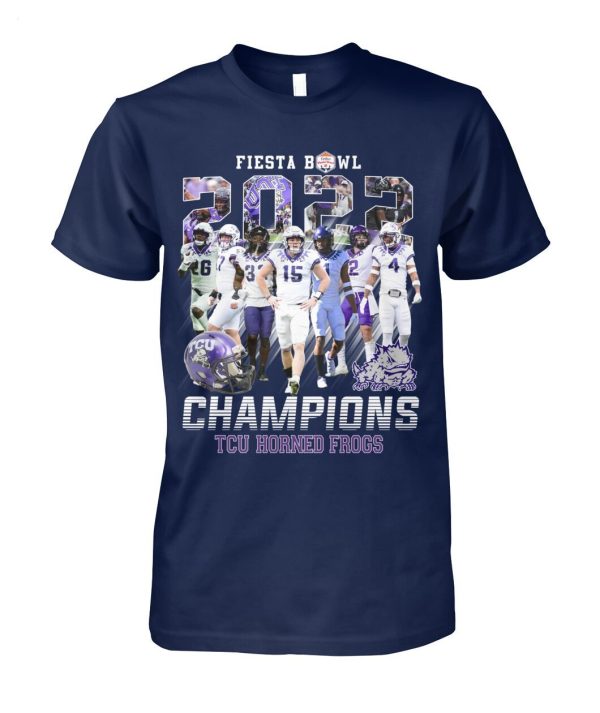 Fiesta Bowl 2022 Champions TCU Horned Frogs T-Shirt