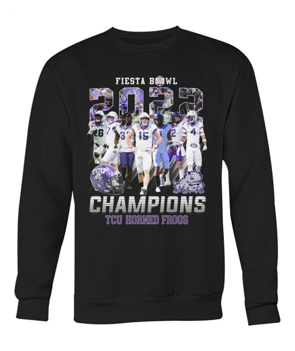 Fiesta Bowl 2022 Champions TCU Horned Frogs T-Shirt