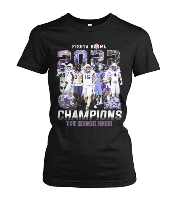 Fiesta Bowl 2022 Champions TCU Horned Frogs T-Shirt