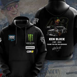 Ken Block 1967 – 2023 Thank You For The Memories 3D T-Shirt