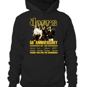 The Doors 58th Anniversary 1965 – 2023 Thank You For The Memories T-Shirt