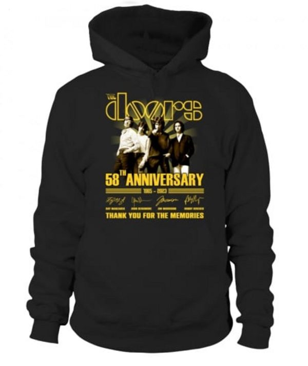 The Doors 58th Anniversary 1965 – 2023 Thank You For The Memories T-Shirt