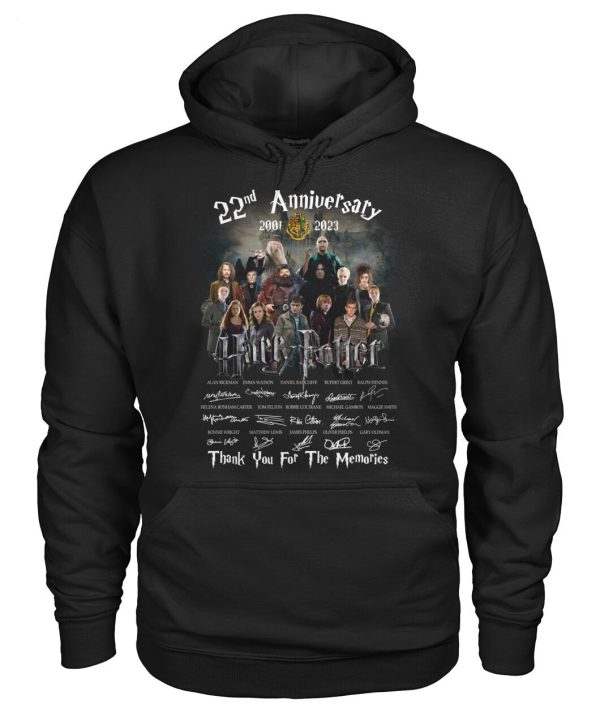 Harry Potter 22nd Anniversary 2001 – 2023 Thank You For The Memories T-Shirt