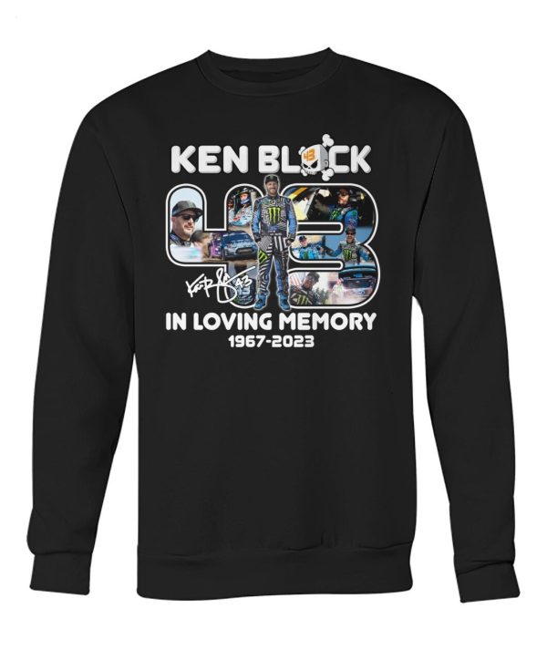 Ken Block 43 In Loving Memory 1967 – 2023 T-Shirt