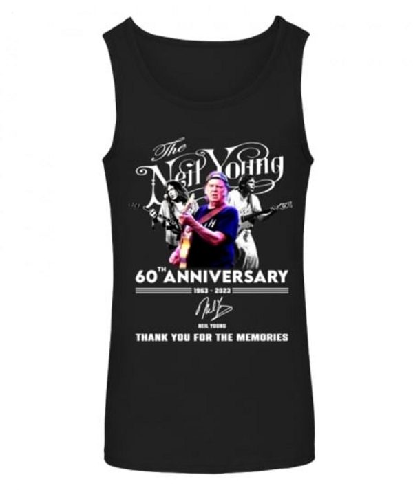 60th Anniversary 1963 – 2023 Neil Young Thank You For The Memories T-Shirt