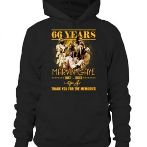 66 Years Marvin Gaye 1957 – 2023 Thank You For The Memories T-Shirt