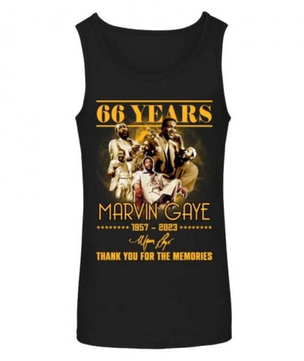 66 Years Marvin Gaye 1957 – 2023 Thank You For The Memories T-Shirt