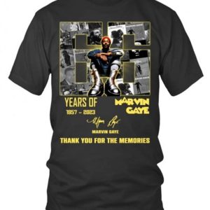 66 Years Of 1957 – 2023 Marvin Gaye Thank You For The Memories T-Shirt