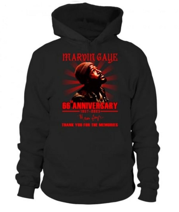 Marvin Gaye 66th Anniversary 1957 – 2023 Thank You For The Memories T-Shirt