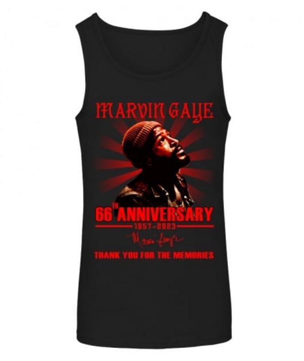 Marvin Gaye 66th Anniversary 1957 – 2023 Thank You For The Memories T-Shirt