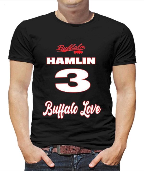 Buffalo Bills Damar Hamlin Buffalo Love T-Shirt