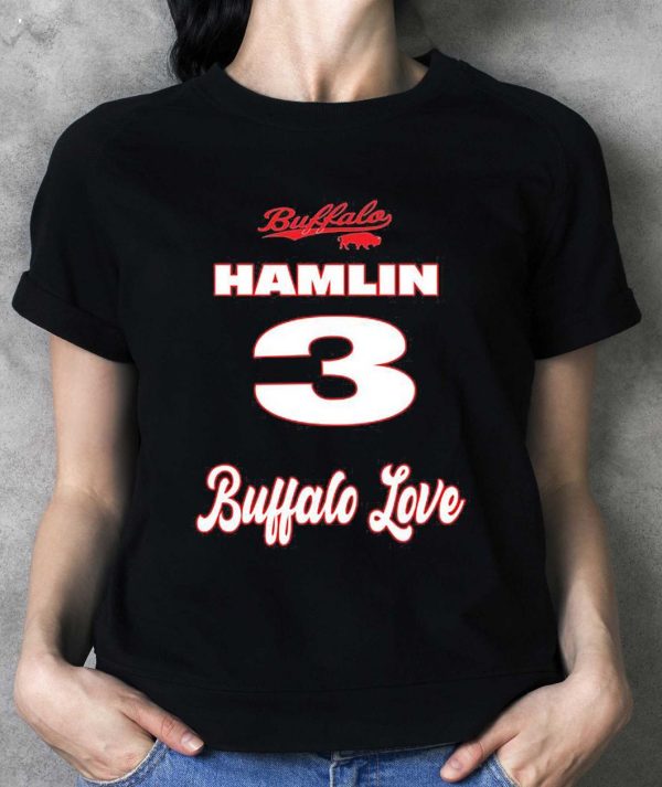 Buffalo Bills Damar Hamlin Buffalo Love T-Shirt