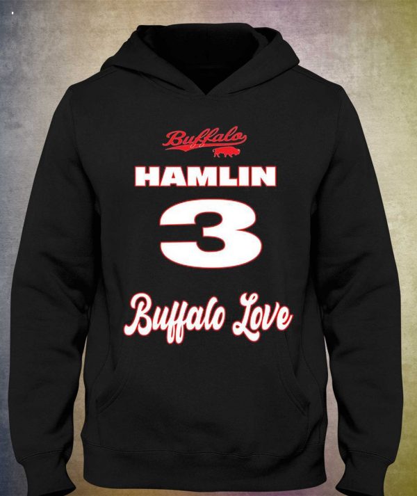 Buffalo Bills Damar Hamlin Buffalo Love T-Shirt