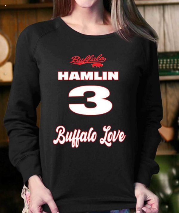 Buffalo Bills Damar Hamlin Buffalo Love T-Shirt