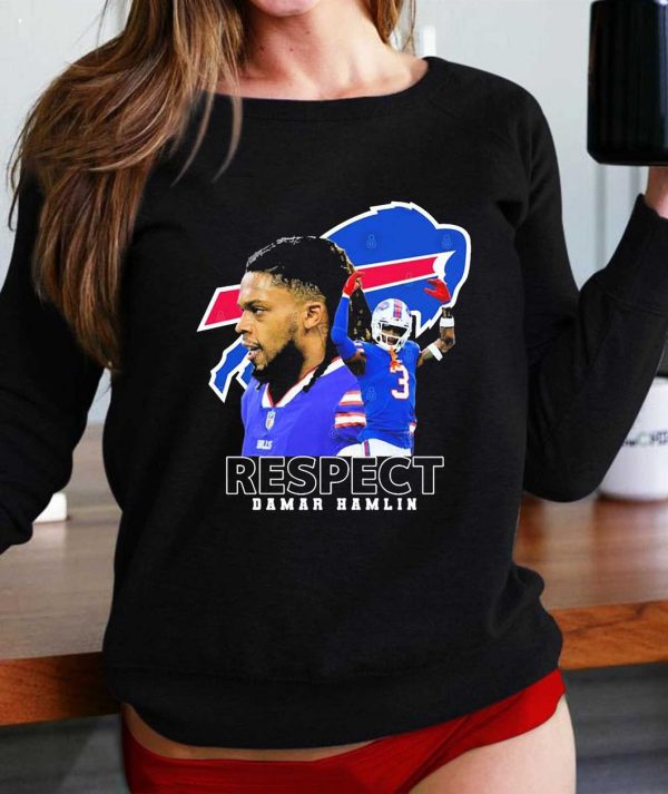 Buffalo Bills Respect Damar Hamlin T-Shirt