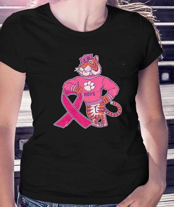 Clemson Tigers Hope Breast Cancer T-Shirt