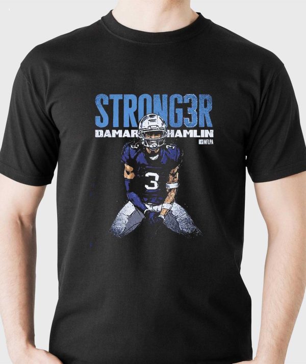 Damar Hamlin Buffalo Bills Stronger T-Shirt