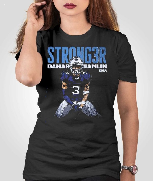 Damar Hamlin Buffalo Bills Stronger T-Shirt