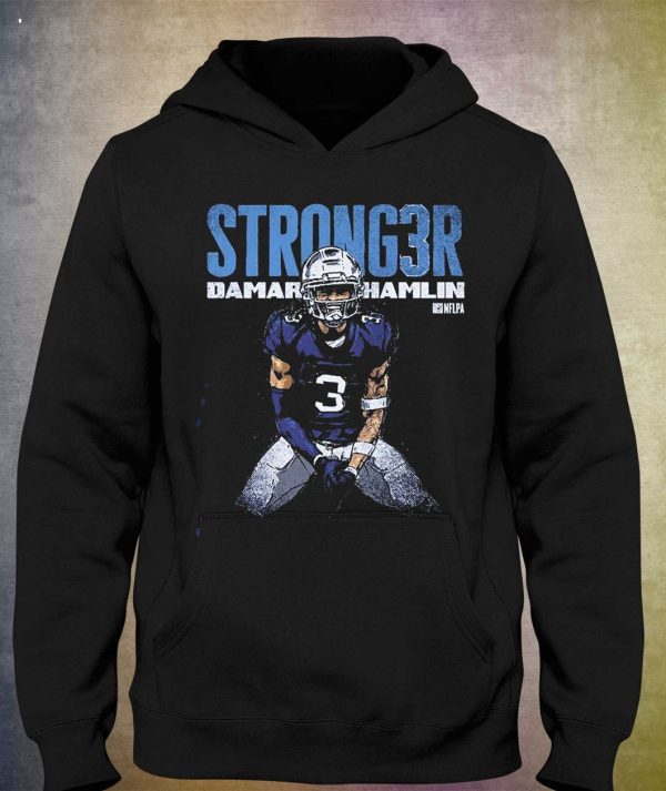 Damar Hamlin Buffalo Bills Stronger T-Shirt