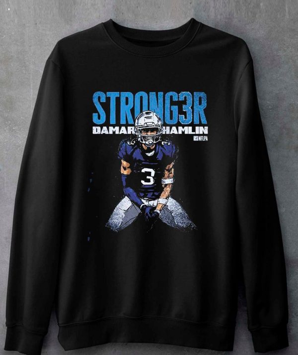 Damar Hamlin Buffalo Bills Stronger T-Shirt