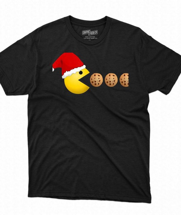 Christmas Santa Cookies Classic Video Pk T-Shirt