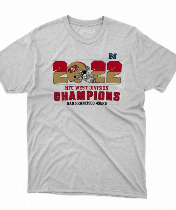 Official 2022 Nfc West Division Champions San Francisco 49ers T-Shirt