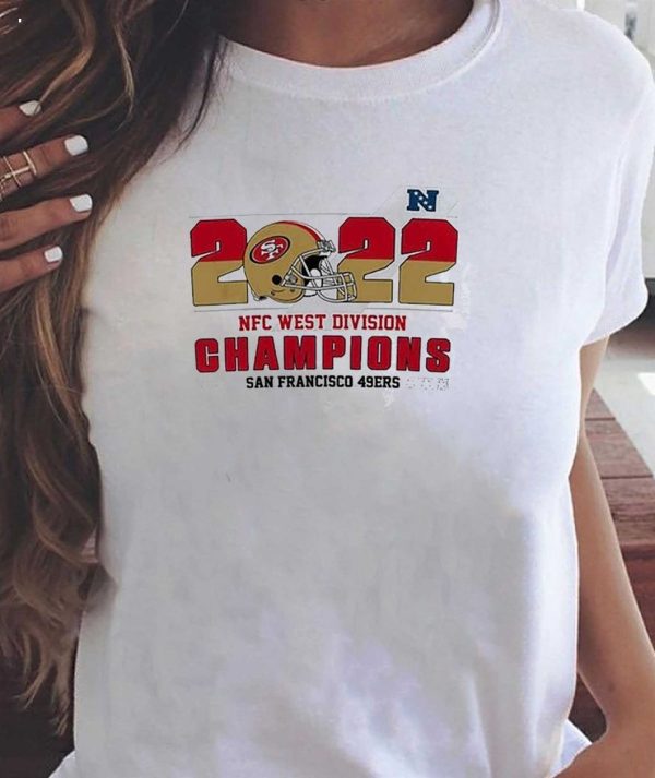 Official 2022 Nfc West Division Champions San Francisco 49ers T-Shirt