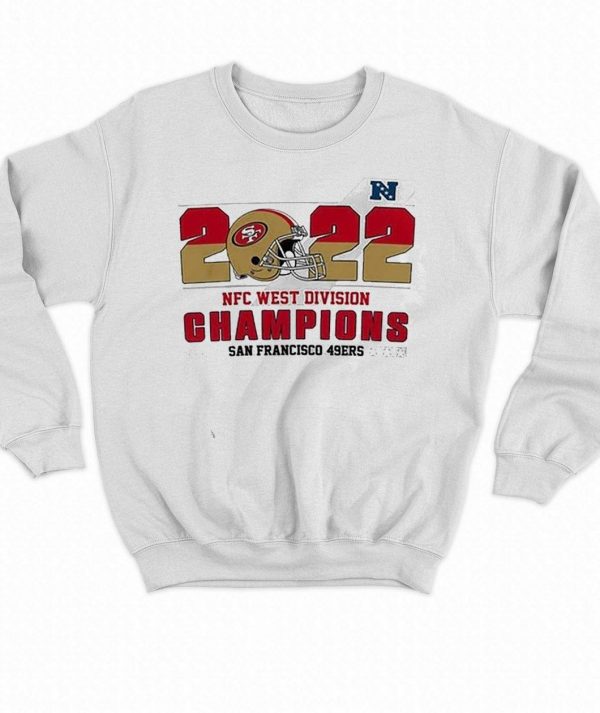 Official 2022 Nfc West Division Champions San Francisco 49ers T-Shirt