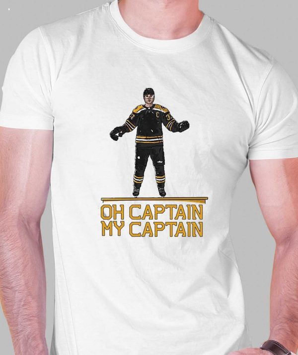 Patrice Bergeron Oh Captain My Captain T-Shirt