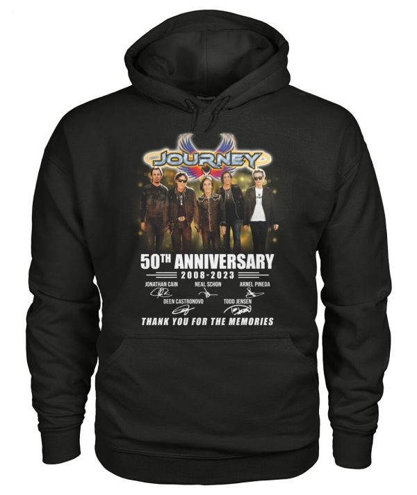 Journey 50th Anniversary 2008-2023 Thank You For The Memories Shirts