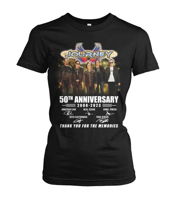 Journey 50th Anniversary 2008-2023 Thank You For The Memories Shirts