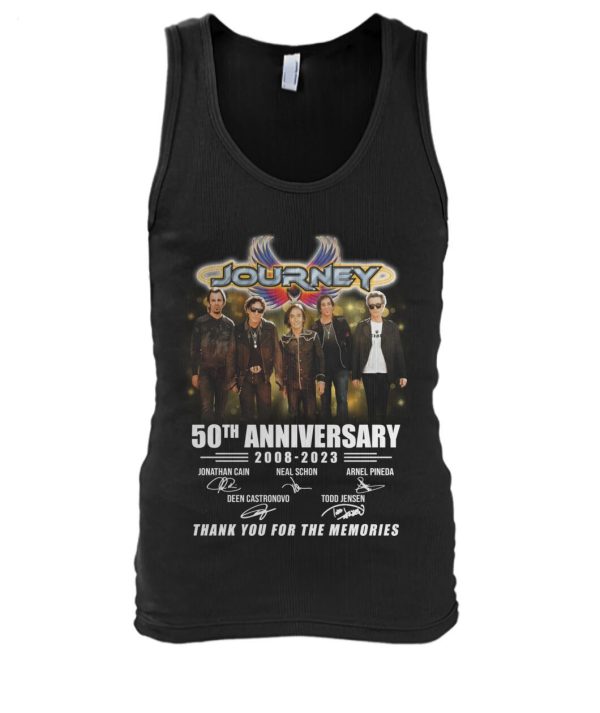 Journey 50th Anniversary 2008-2023 Thank You For The Memories Shirts