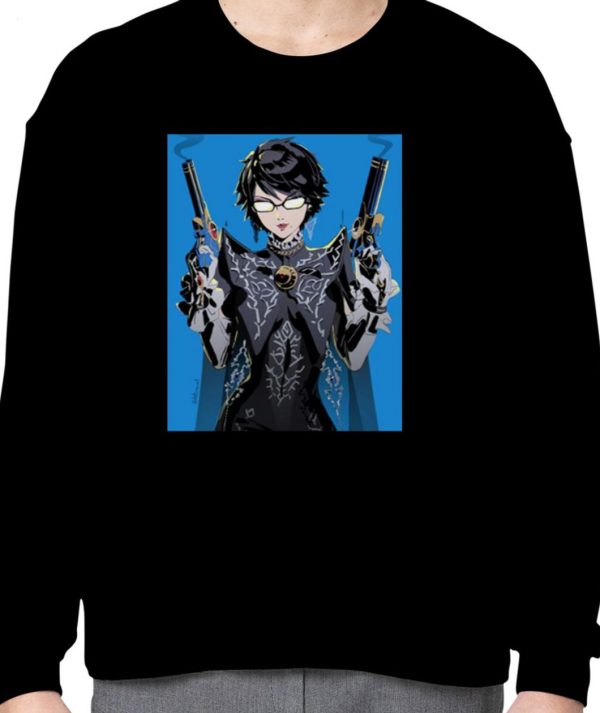 Blue Design Smashing Bayonetta T-Shirt