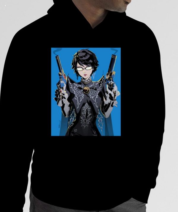 Blue Design Smashing Bayonetta T-Shirt