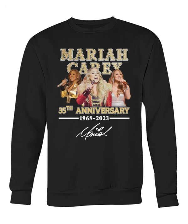 Mariah Carey 35th Anniversary 1968 – 2023 Thank You For The Memories T-Shirt