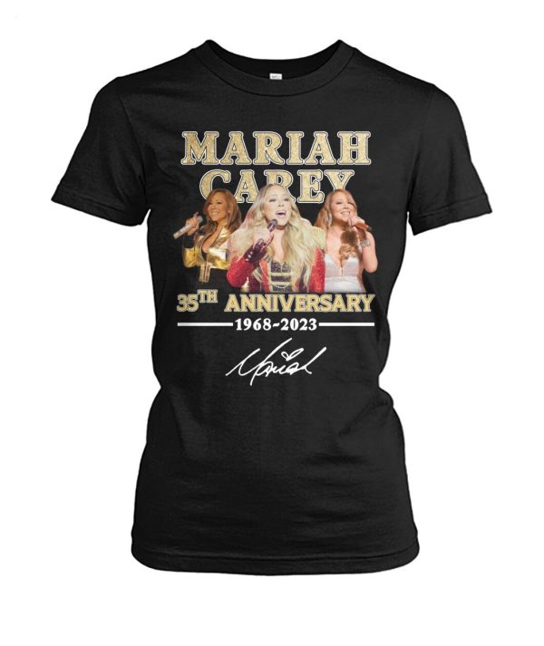 Mariah Carey 35th Anniversary 1968 – 2023 Thank You For The Memories T-Shirt