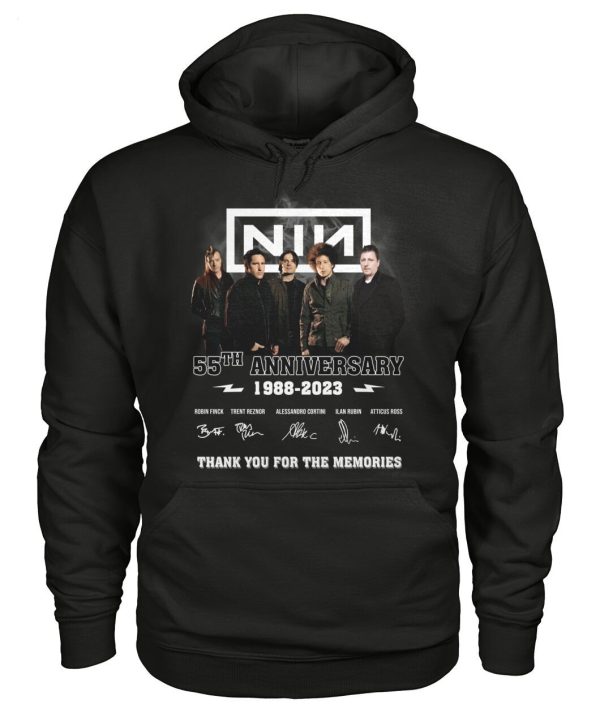 Nine Inch Nails 55th Anniversary 1988 – 2023 Thank You For The Memories T-Shirt