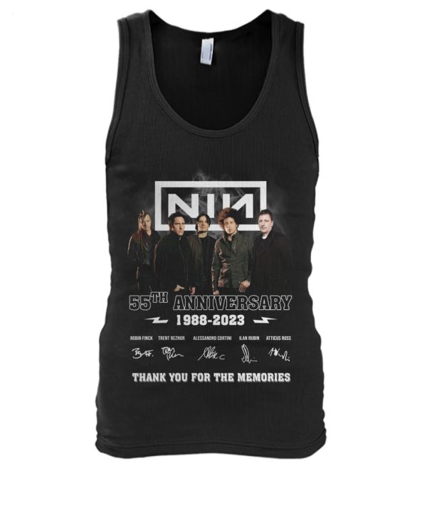 Nine Inch Nails 55th Anniversary 1988 – 2023 Thank You For The Memories T-Shirt