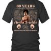 Aretha Franklin 69th Anniversary 1954 – 2023 Thank You For The Memories T-Shirt