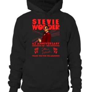 Stevie Wonder 62nd Anniversary 1961 – 2023 Thank You For The Memories T-Shirt