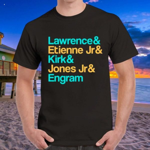 lawrence And Etienne Jr And Kirk And Jones Jr And Engram Jacksonville Jags T-Shirt