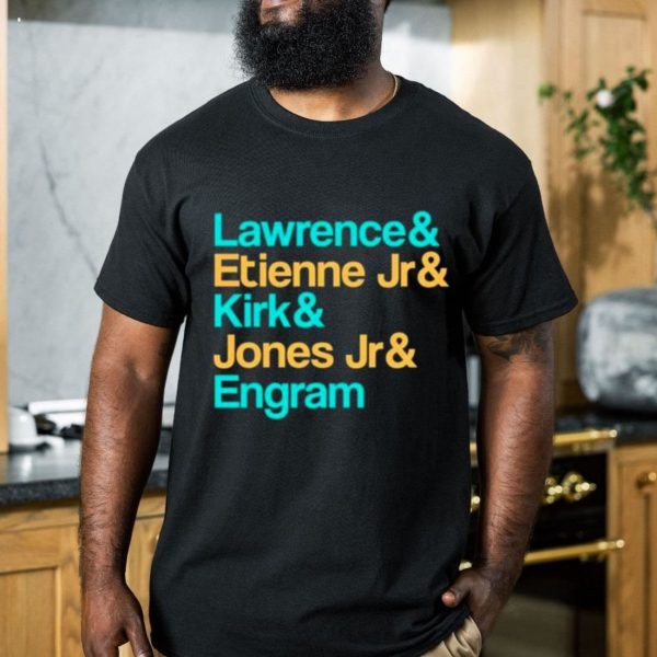 lawrence And Etienne Jr And Kirk And Jones Jr And Engram Jacksonville Jags T-Shirt