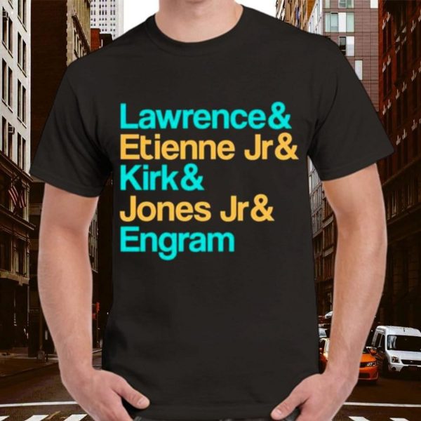 lawrence And Etienne Jr And Kirk And Jones Jr And Engram Jacksonville Jags T-Shirt